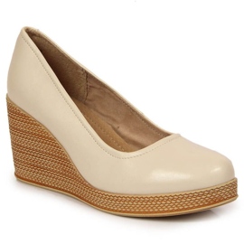 Bombas en la cuña Filippo W PAW339C beige 4
