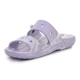 Chanclas Crocs Classic Marbled Sandal 207701-5PT blanco 3