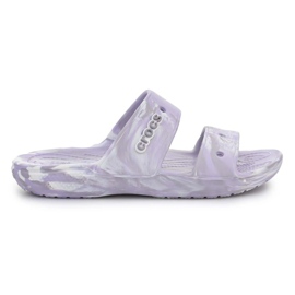Chanclas Crocs Classic Marbled Sandal 207701-5PT blanco 6