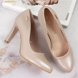 Zapatos de salón en el puesto Sergio Leone W SK3AC perla nude 5