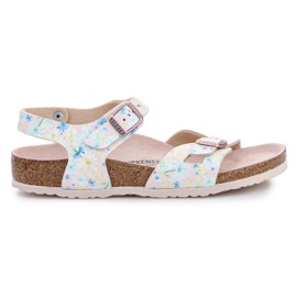 Sandalias Birkenstock Rio Kids 1022232 Pastel Floral rosado 6