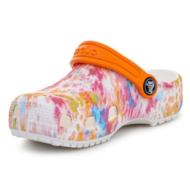 Chanclas Crocs Classic Tie Dye Graphic Zueco para niños 206995-83B multicolor 3