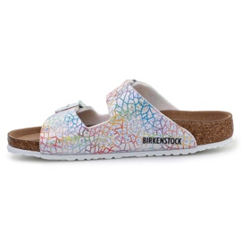Chanclas Birkenstock Arizona Kids Flashy Hologram plateadas 1022173 multicolor 4