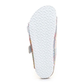 Chanclas Birkenstock Arizona Kids Flashy Hologram plateadas 1022173 multicolor 7