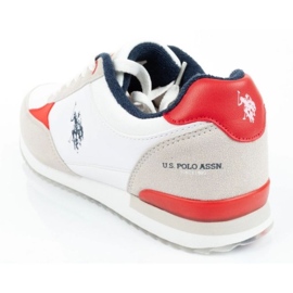 U.S. Polo Zapatillas deportivas US Polo ASSN. UP21M48062-WHI-RED01 blanco 5