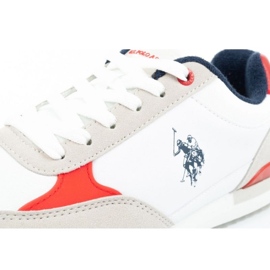 U.S. Polo Zapatillas deportivas US Polo ASSN. UP21M48062-WHI-RED01 blanco 6
