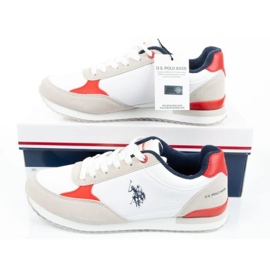 U.S. Polo Zapatillas deportivas US Polo ASSN. UP21M48062-WHI-RED01 blanco 10