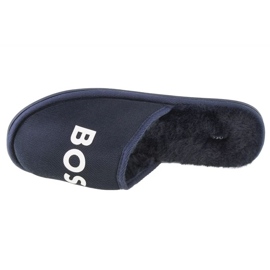 Pantuflas con logotipo Boss J29312-849 azul 6