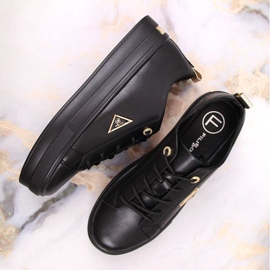 Filippo W PAW315A Zapatos con plataforma de piel, negro 5