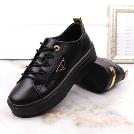 Filippo W PAW315A Zapatos con plataforma de piel, negro 9