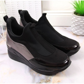 EVento W EVE360 zapatos con cuña negro 5