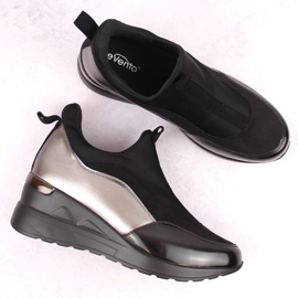 EVento W EVE360 zapatos con cuña negro 9