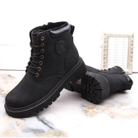 Botas aislantes con cremallera NEWS EVE364A negro 9
