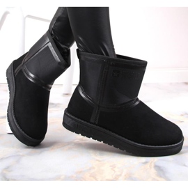 Botas de nieve negras en la plataforma Big Star W INT1751B negro 3