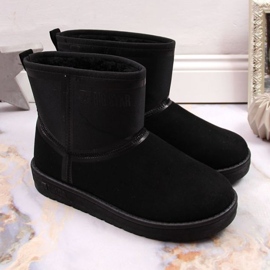 Botas de nieve negras en la plataforma Big Star W INT1751B negro 4