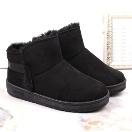 Botas de nieve negras en la plataforma Big Star W INT1752 negro 3