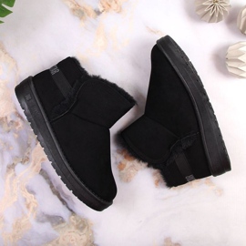 Botas de nieve negras en la plataforma Big Star W INT1752 negro 7