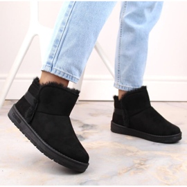 Botas de nieve negras en la plataforma Big Star W INT1752 negro 9