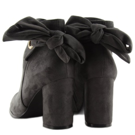 Botas de tacón gris YBS1612 gris 2