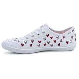 Zapatos Skechers Bobs B Cute Love Brigade 113951-WRPK blanco 4
