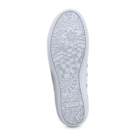 Zapatos Skechers Bobs B Cute Love Brigade 113951-WRPK blanco 7