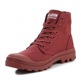 Zapatos Palladium Mono Chrome Wax 73089-658-M rojo 3
