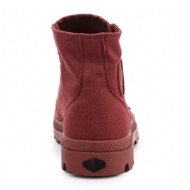 Zapatos Palladium Mono Chrome Wax 73089-658-M rojo 5