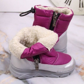 Botas de nieve insuladas Kornecki Jr KOR6896A fucsia rosado 5