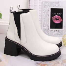 Areto Botas Chelsea en el poste, sin cordones con aislamiento Artiker W HBH42 blanco 6