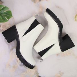 Areto Botas Chelsea en el poste, sin cordones con aislamiento Artiker W HBH42 blanco 7