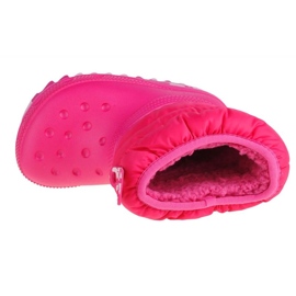 Zapatos Crocs Classic Neo Puff Boot Niño 207683-6X0 rosado 6