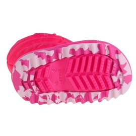Zapatos Crocs Classic Neo Puff Boot Niño 207683-6X0 rosado 7