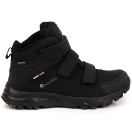 Zapatos trekking impermeables con velcro American Club W AM854 negro 3