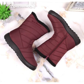 Botas de nieve con aislamiento NEWS W EVE378B rojo 5