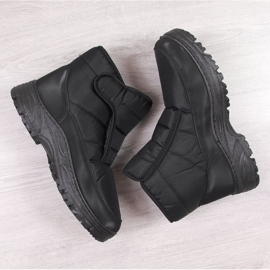 Botas de nieve con aislamiento de velcro NEWS W EVE380 negro 3