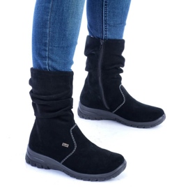 Botas insuladas de piel RIEKER W RKR130 negro 15