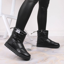 Botas de nieve metalizadas de Potocki W WOL119A negro 4