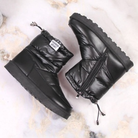 Botas de nieve metalizadas de Potocki W WOL119A negro 6