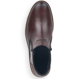 Botas con aislamiento de cuero Rieker M RKR412 marrón 6
