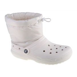 Bota Crocs Classic con forro Neo Puff 206630-143 blanco 4