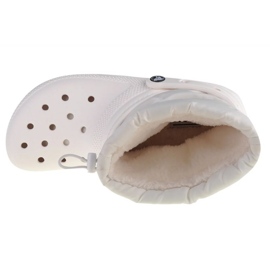 Bota Crocs Classic con forro Neo Puff 206630-143 blanco 6