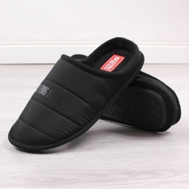 Pantuflas sin cordones con aislamiento Big Star INT1773B negro 6