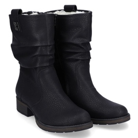 Botas con aislamiento de lana Rieker RKR174 negro 10