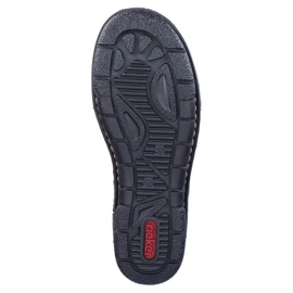 Cómodas botas con cremalleras aisladas Rieker W RKR555 negro 14