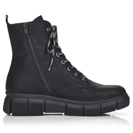 Botas cómodas impermeables Rieker W RKR557 negro 7