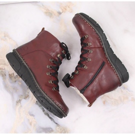 Cómodas botas aislantes Rieker W RKR559 rojo 7