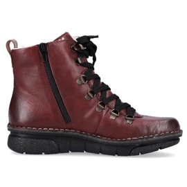 Cómodas botas aislantes Rieker W RKR559 rojo 10