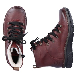 Cómodas botas aislantes Rieker W RKR559 rojo 14