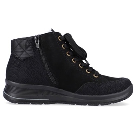 Botas impermeables con aislamiento de cuero Rieker W RKR567 negro 10