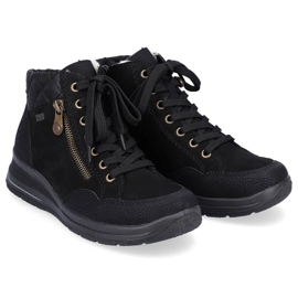 Botas impermeables con aislamiento de cuero Rieker W RKR567 negro 13